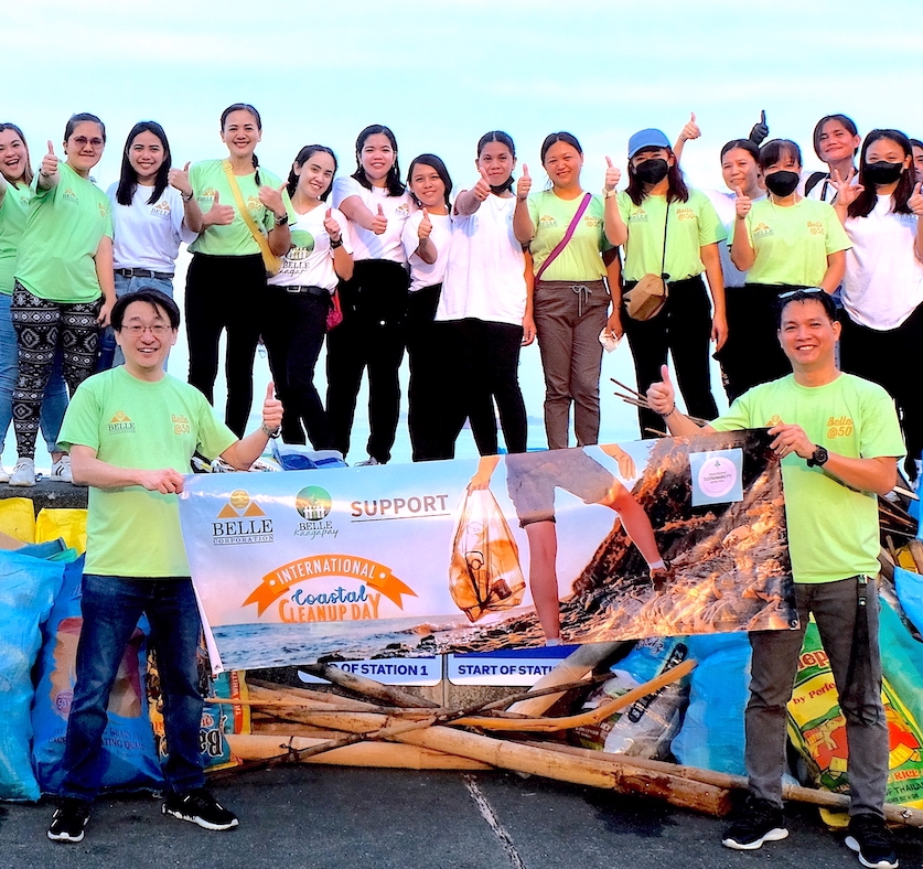 Belle Corporation reinforces international coastal clean-up drive thumbnail