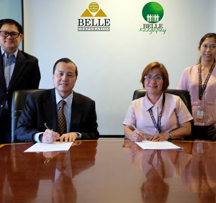 Belle TES1 deed of donation signing