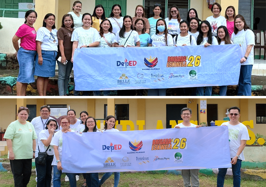 Belle, Pacific Online lead multi-School Brigada Eskwela drive in Batangas